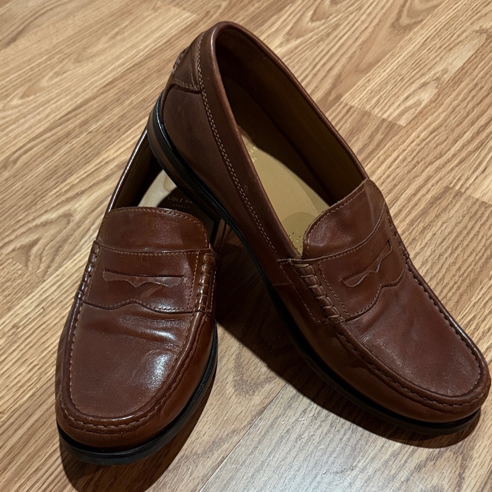 Cole Haan Classic Brown Leather Loafers
